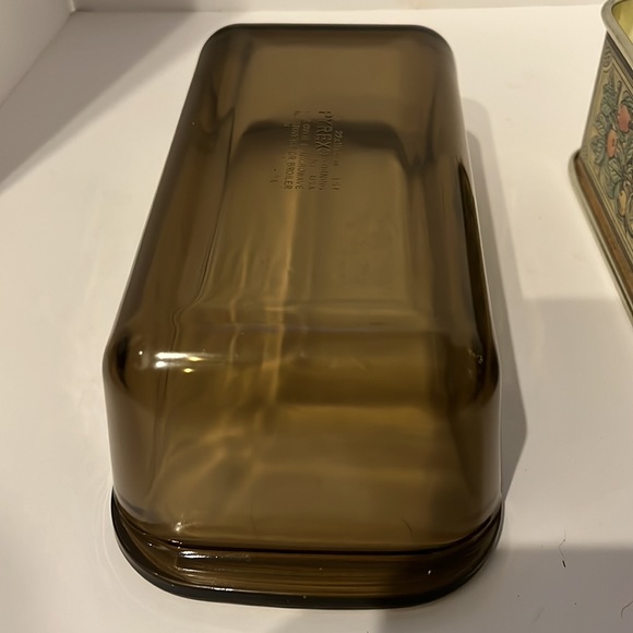 Pyrex Glass Baking Dish with Carrier #213 Smoke Glass - Picture 6 of 9